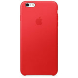 Official Apple iPhone 6 Plus / 6s Plus Case Genuine Leather Back Cover Red