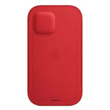 Official Apple  iPhone 12 mini Case Leather Sleeve MagSafe Scarlet MHMR3ZM/A