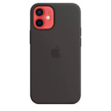 Official Apple iPhone 12 Mini Case MagSafe Silicone Black MHKX3ZE/A