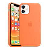 Official Apple iPhone 12 Mini Case MagSafe Silicone Kumquat MHKN3ZE/A