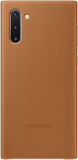 Official Samsung Galaxy Note 10 Leather Cover  Back Case - Camel EF-VN970LAEGWW
