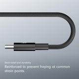 Beats USB-A to USB-C Cable 20cm Short Woven Fast Charge Black