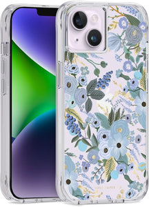 Rifle Paper Co iPhone 14 Plus Case MagSafe 12ft Drop Protection Garden Party