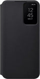 Official Samsung Galaxy S22 + Smart Clear View Cover Case Black