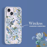 Rifle Paper Co iPhone 14 Plus Case MagSafe 12ft Drop Protection Garden Party