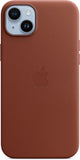 Official Apple iPhone 14 Plus Case Magsafe Silicone Leather Clear Case