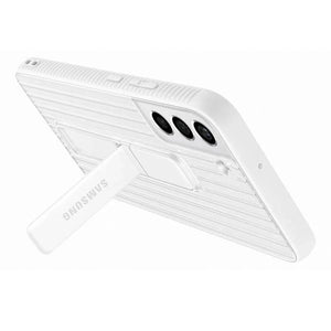 Official Samsung Galaxy S22 Case Protective Standing Cover Clear/White
