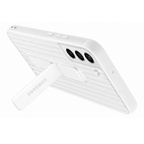 Official Samsung Galaxy S22 Case Protective Standing Cover Clear/White