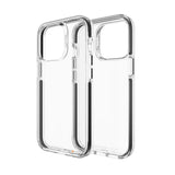 GEAR4 iPhone 13 Pro Case Santa Crus D3O® Drop Protection Back Cover Clear /Black