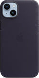 Official Apple iPhone 14 Plus Case Leather Magsafe Ink MPPC3ZM/A RRP £59