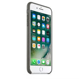 Official Apple iPhone 7 Plus 8 Plus Leather Case - Storm Grey Cover MMYE2ZM/A
