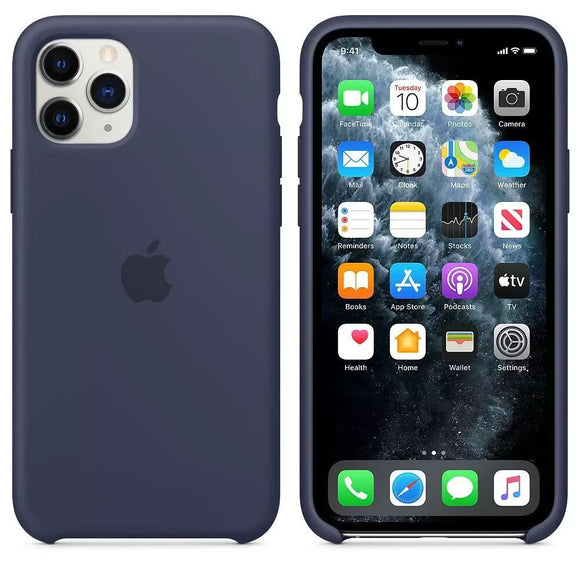 Official Apple  iPhone 11 Pro Case Silicone Back Cover Midnight Blue MWYJ2ZM/A