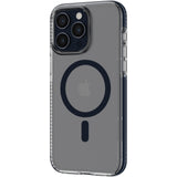 tech21 iPhone 15 Pro Max Case Evo Crystal MagSafe Back Cover Clear / Blue Edge
