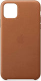 Official Apple iPhone 11 Pro Max Case Leather Back Cover Saddle Brown MX0D2ZM/A