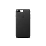 Official Apple iPhone 7 Plus 8 Plus Genuine Leather Case - Black Cover MMYJ2ZM/A