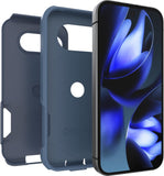 OtterBox Google Pixel 9a Case Commuter Series Rugged Back Cover Baby Blue Jeans