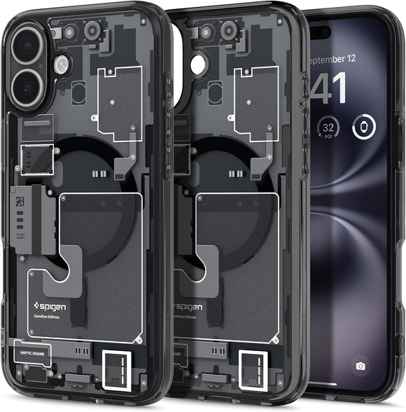 Spigen iPhone 16 Ultra Hybrid Magfit Case Magsafe Zero One Black