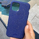 Pela iPhone 11 Pro Sustainable Case - Cosmic Blue (Retrograde Edition)