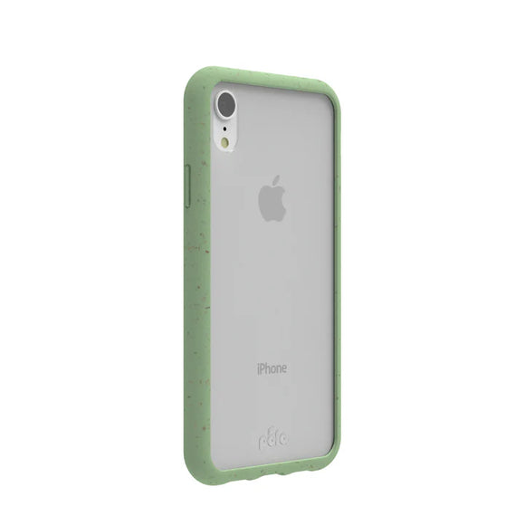 Pela iPhone X / XS Clear Case with Sage Ridge