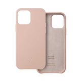 Native Union iPhone 12 Pro Max Clic Classic Genuine Leather Case - Pink Nude