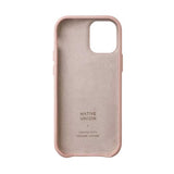 Native Union iPhone 12 Pro Max Clic Classic Genuine Leather Case - Pink Nude