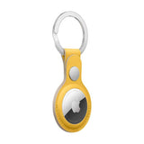 Official Apple AirTag Leather Key Ring - Meyer Lemon