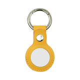 Official Apple AirTag Leather Key Ring - Meyer Lemon