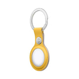 Official Apple AirTag Leather Key Ring - Meyer Lemon