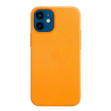 Official Apple iPhone 12 Mini Leather Case with MagSafe - California Poppy