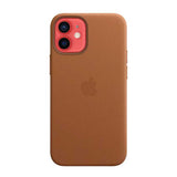 Official Apple iPhone 12 Mini Leather Case with MagSafe - Saddle Brown