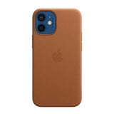 Official Apple iPhone 12 Mini Leather Case with MagSafe - Saddle Brown