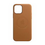 Official Apple iPhone 12 Mini Leather Case with MagSafe - Saddle Brown