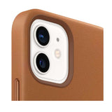 Official Apple iPhone 12 Mini Leather Case with MagSafe - Saddle Brown