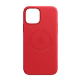 Official Apple iPhone 12 Mini Leather Case with MagSafe - Scarlet