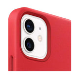 Official Apple iPhone 12 Mini Leather Case with MagSafe - Scarlet