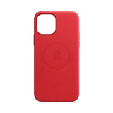 Official Apple iPhone 12 Pro Max Leather Case with MagSafe - Scarlet