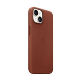 Official Apple iPhone 14 Plus Leather Case with MagSafe - Umber