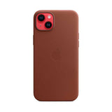 Official Apple iPhone 14 Plus Leather Case with MagSafe - Umber