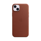 Official Apple iPhone 14 Plus Leather Case with MagSafe - Umber