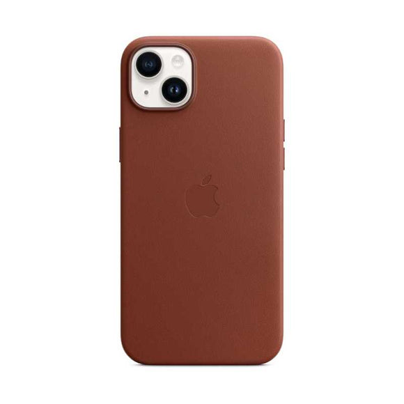 Official Apple iPhone 14 Plus Leather Case with MagSafe - Umber