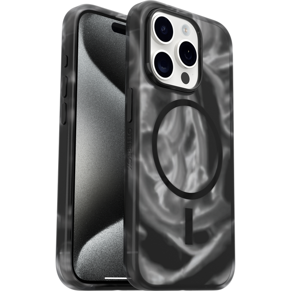 OtterBox iPhone 15 Pro Case Figura Silicone Cover MagSafe Boba Sorbet