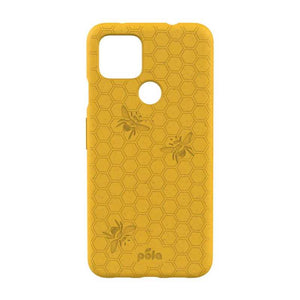 Pela Google Pixel 4 Sustainable Case - Honey (Bee Edition)