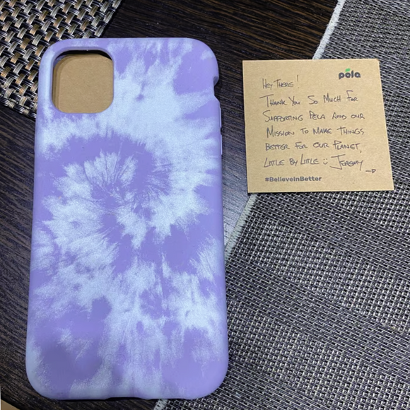 Pela iPhone 11 Pro Sustainable Case - Lavender Tie Dye