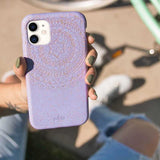 Pela iPhone 11 Sustainable Case - Lavender (Mandala Edition)