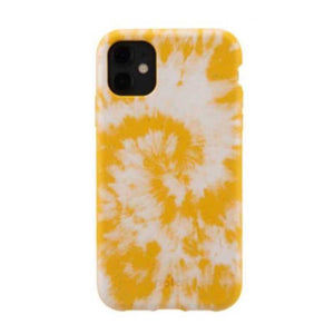 Pela iPhone 11 Sustainable Case - Mellow Yellow Tie Dye