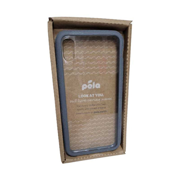 Pela iPhone XR Clear Case with Shark Skin Ridge