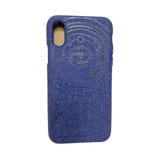 Pela iPhone XS Case Sustainable Case - Cosmic Blue (Retrograde Edition)