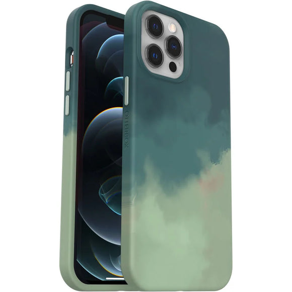 OtterBox iPhone 12 Pro Max Case Figura MagSafe Cover Monday Morning Blue / Green RRP £39.95