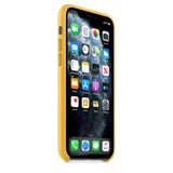 Apple iPhone 11 Pro Case Leather Back Cover Meyer Lemon - GV8 Tech
