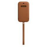 Apple iPhone 12 / 12 Pro Case Sleeve Leather MagSafe Saddle Brown - GV8 Tech